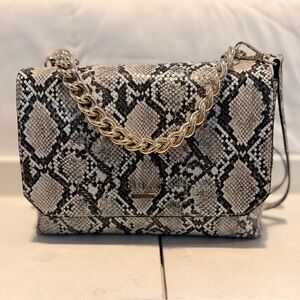 Chic Snake Print Chain Bag/Purse